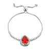 Kashi Accessories' 2022 hot water Drop bracelet, Pull-out Zircon bracelet, Seven-color Zircon Angel's Tear bracelet Specification image